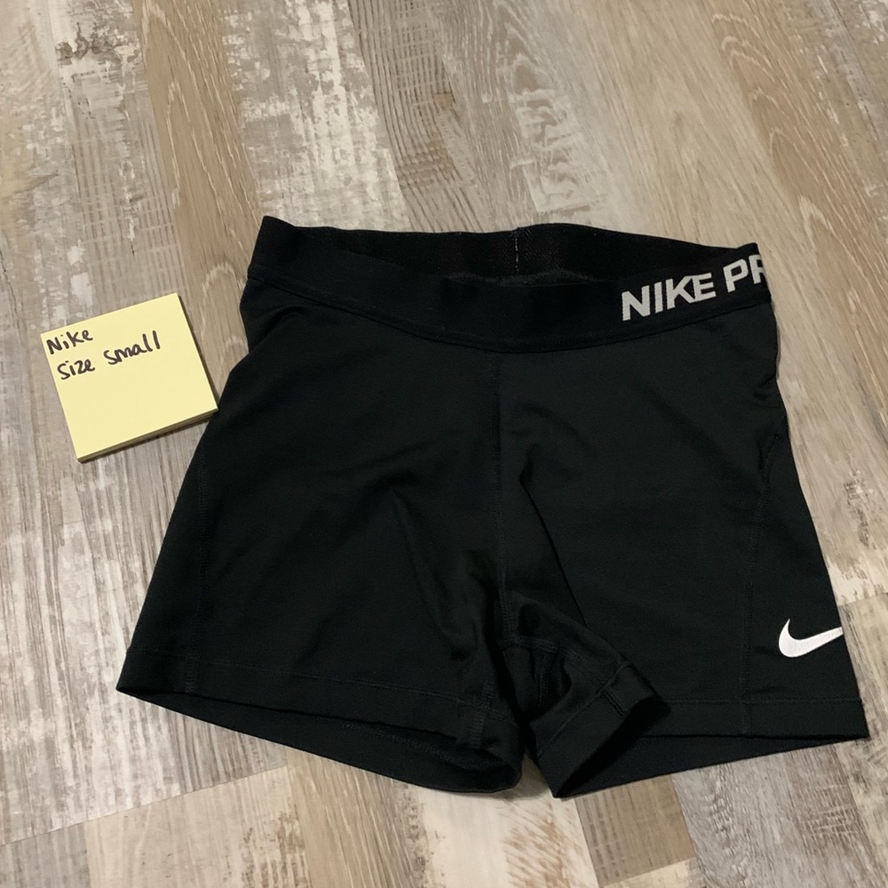 Nike pro black shorts. Size small